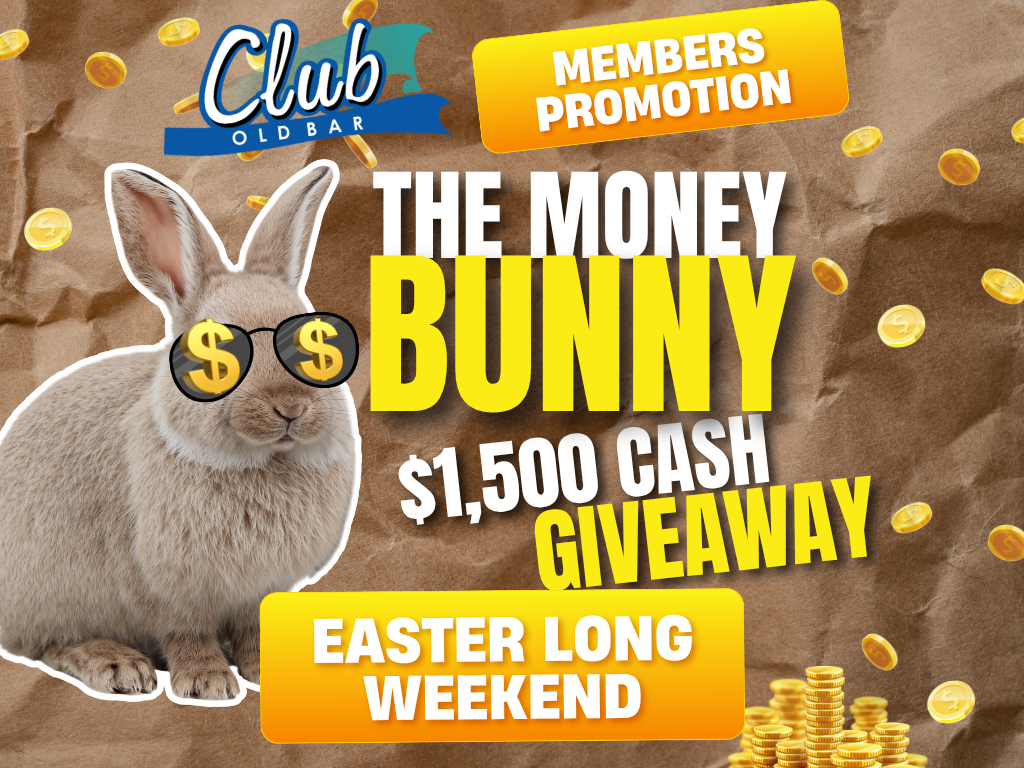 The money bunny $1500 cash giveaway