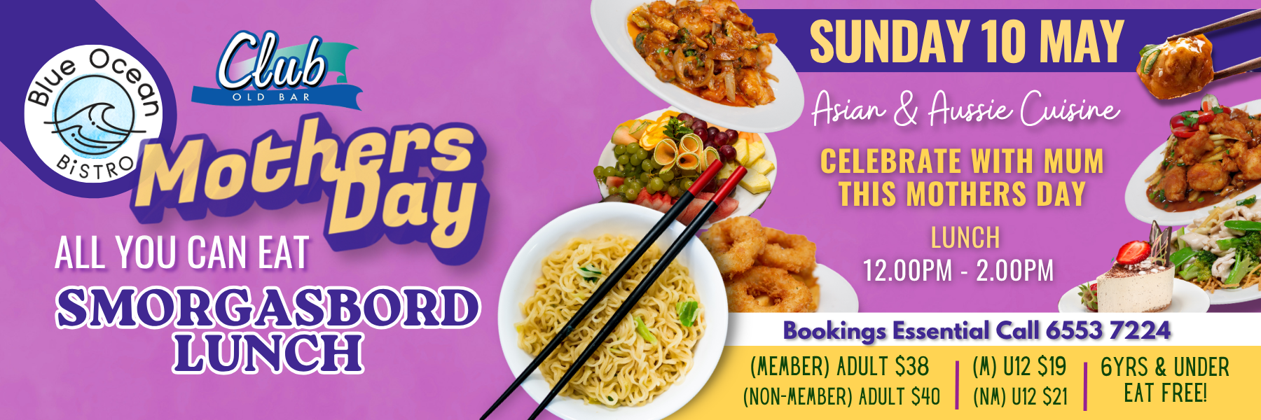 Mothers Day All You-Can-Eat Smorgasbord Lunch