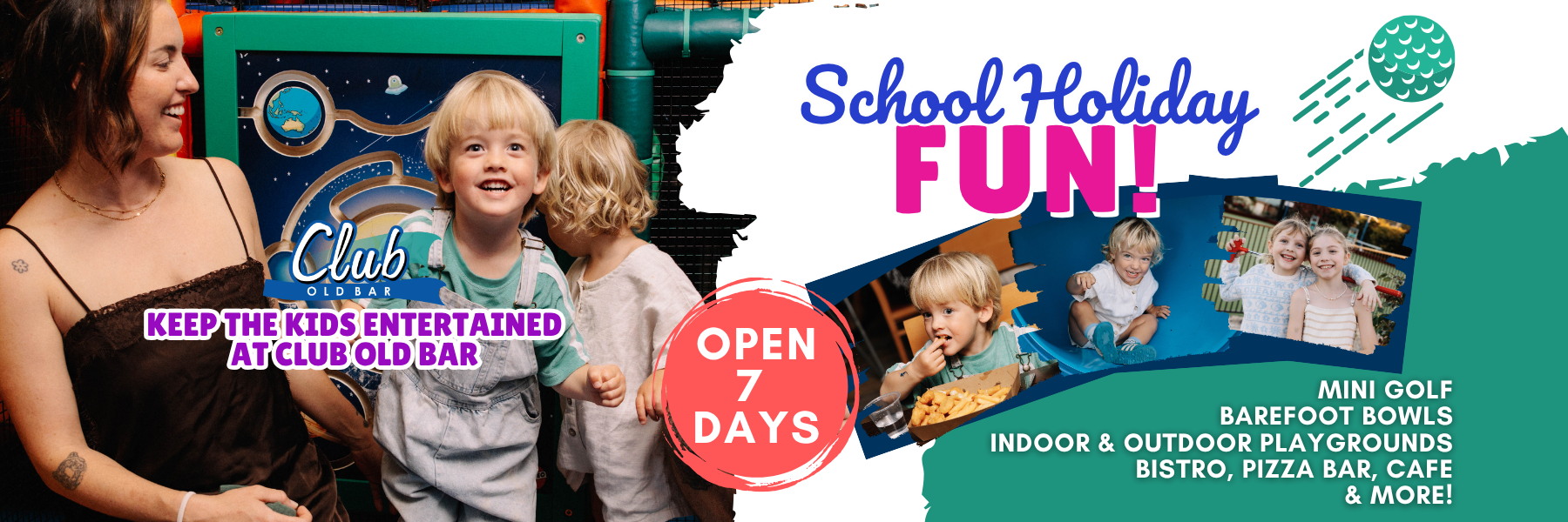 School Holiday Fun at Club Old Bar