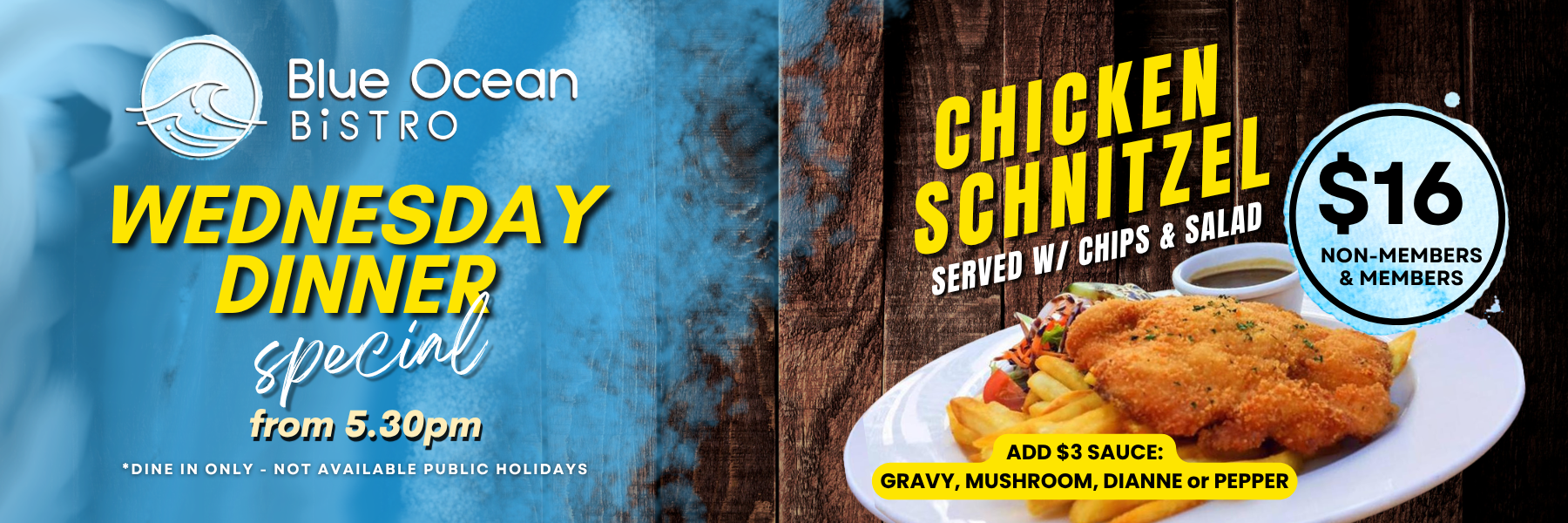 Wednesday Night Schnitzel Special