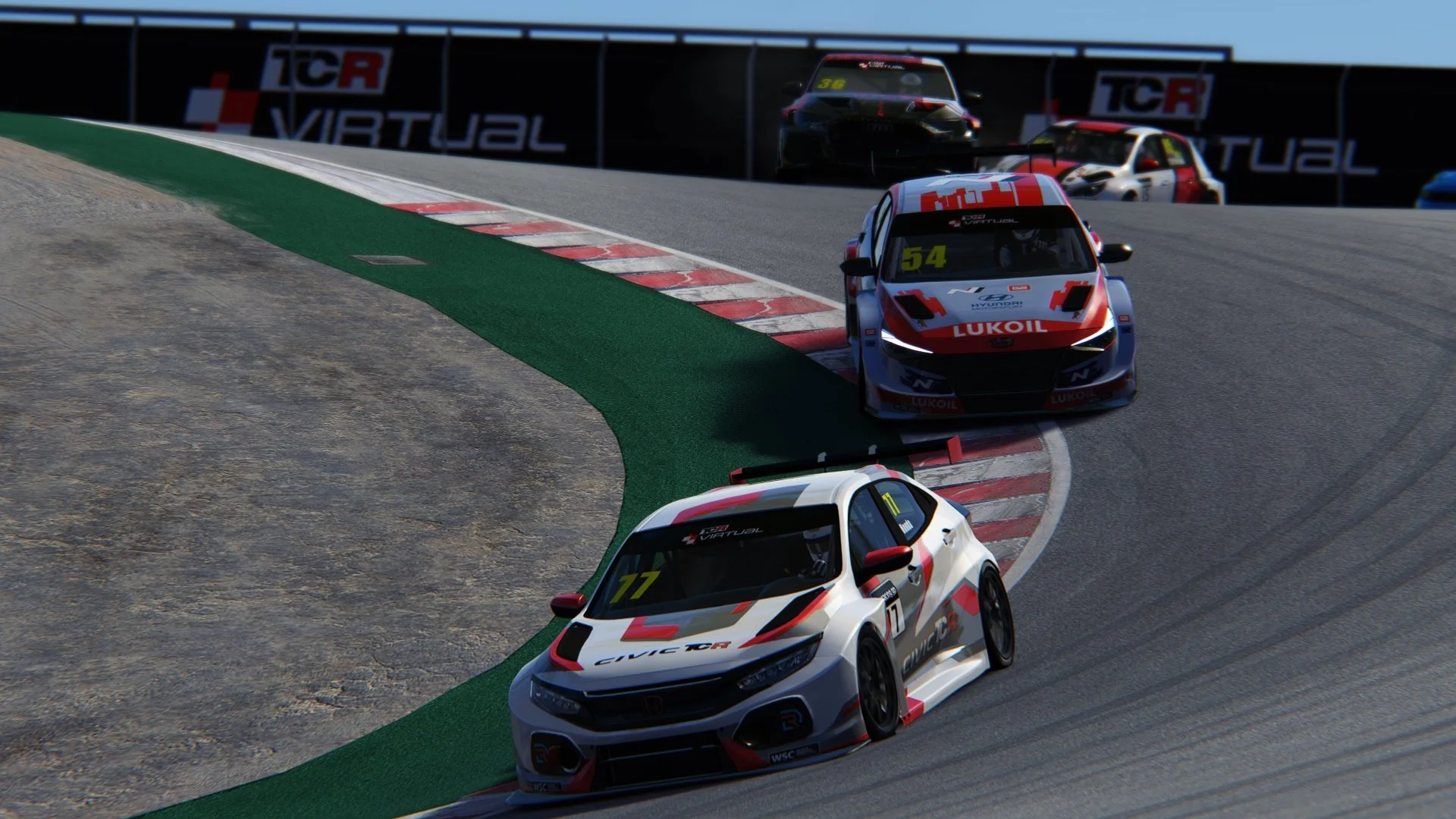 TCR Virtual race from Laguna Seca