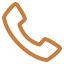 A chat bubble icon with a simple outline.