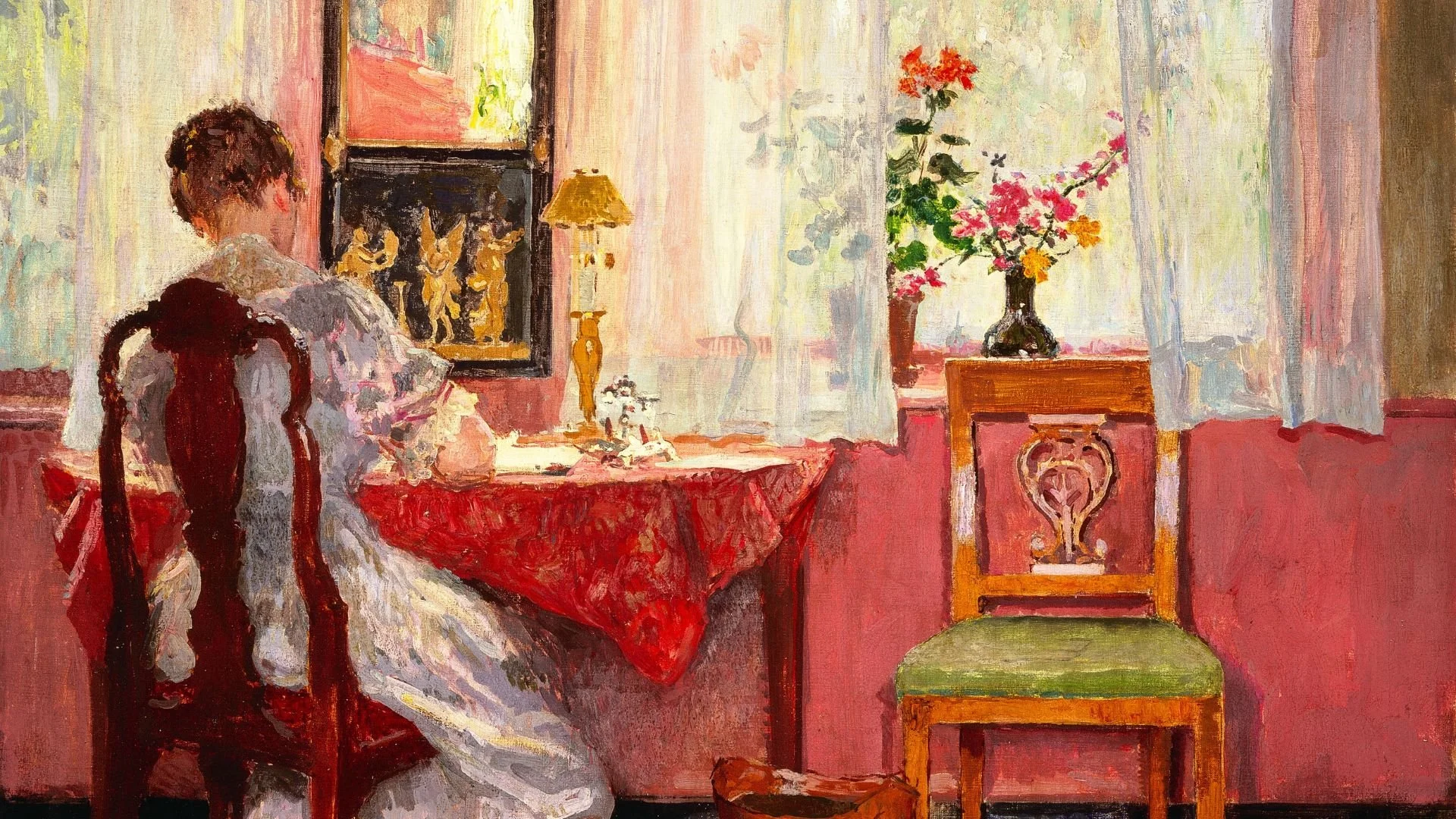 Writing Frame TV art