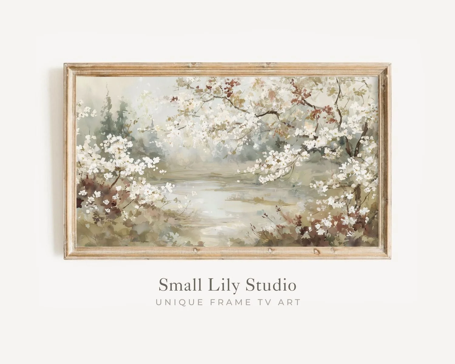 Spring Blossom Landscape TV art