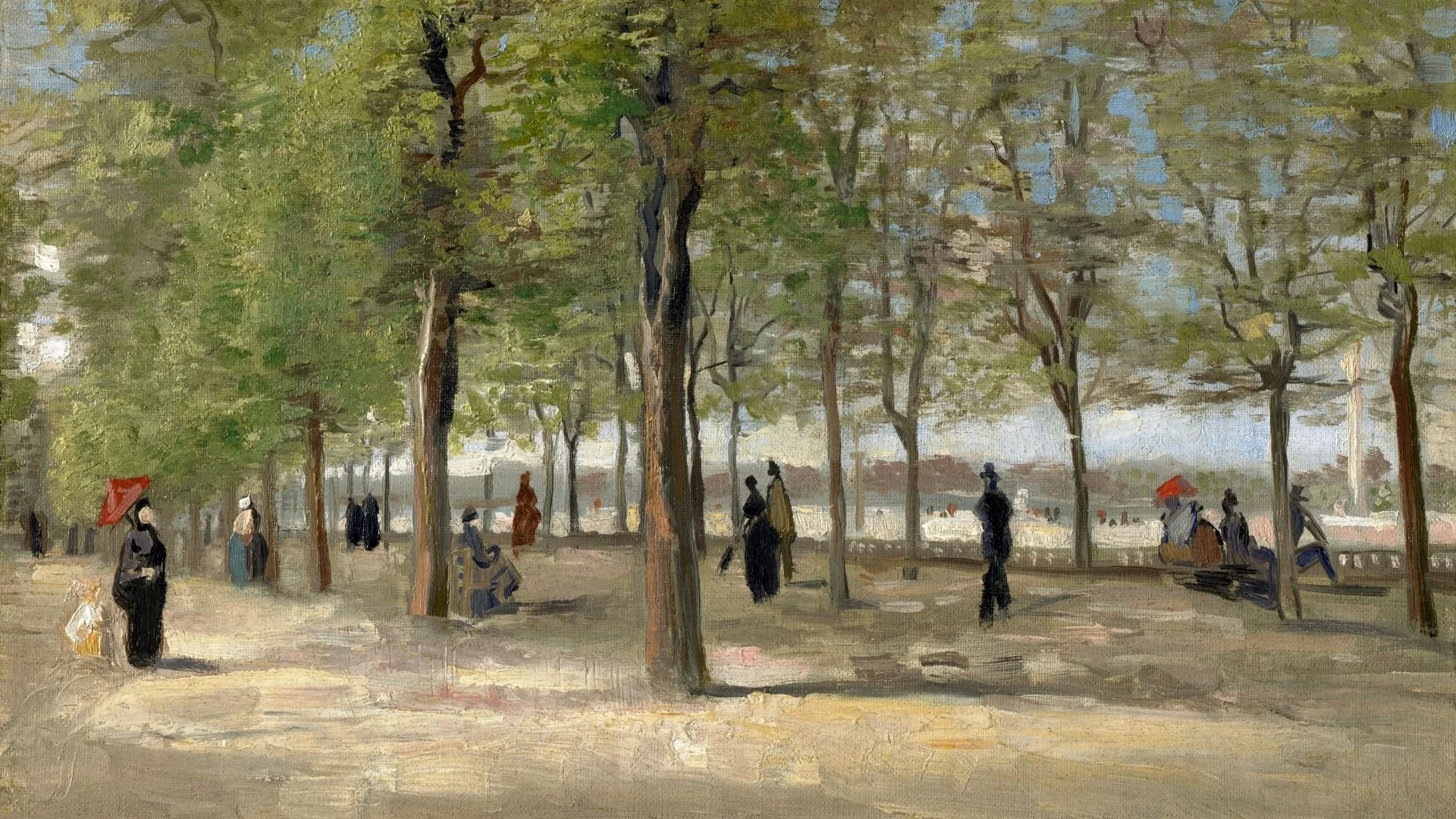 Terrace in the Luxembourg Gardens Frame TV art