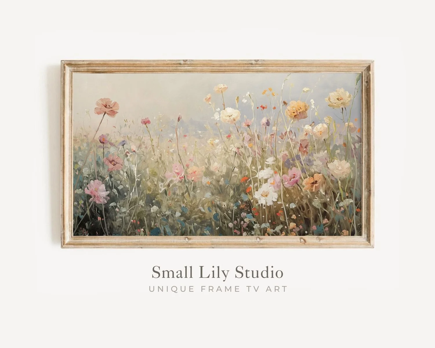Spring Wildflowers TV art