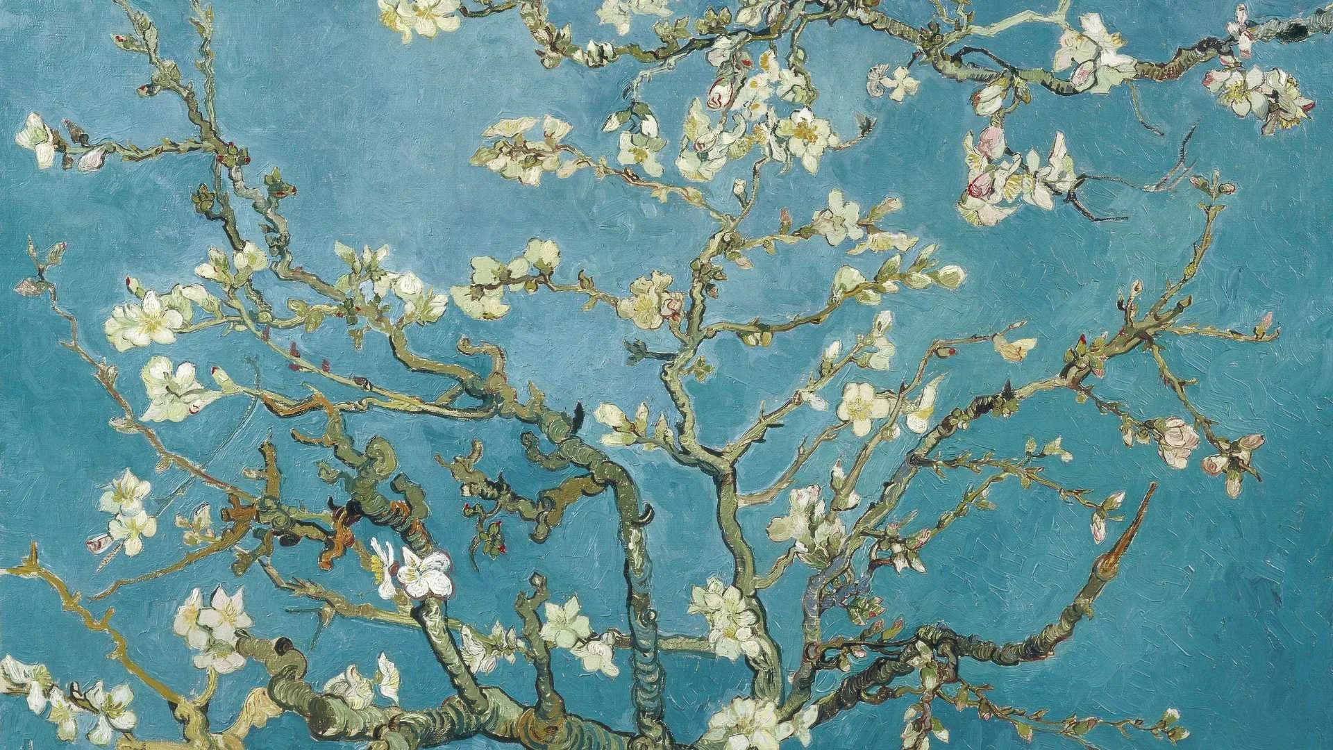 Almond Blossoms TV art