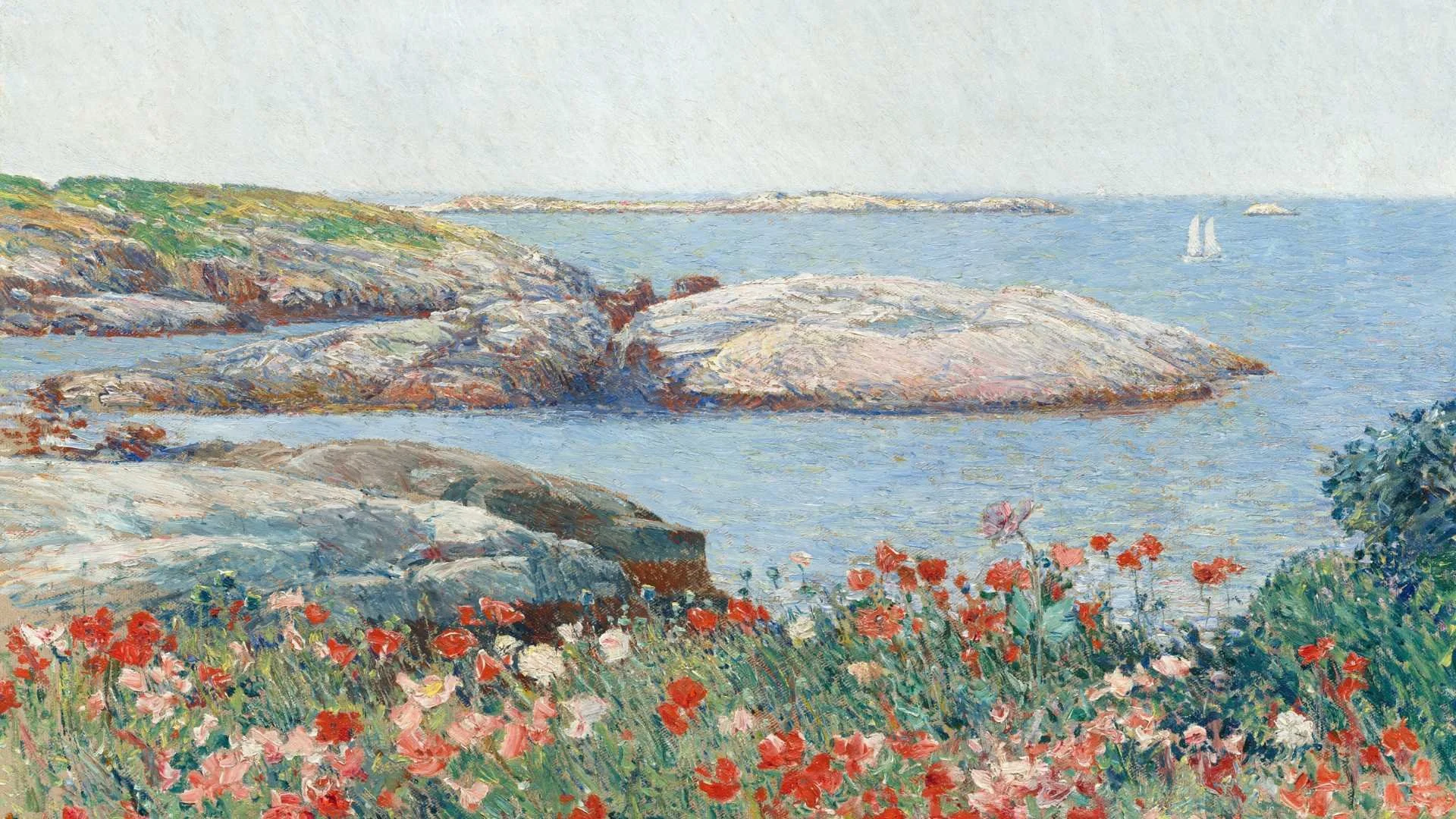 Poppies, Isles of Shoals TV art
