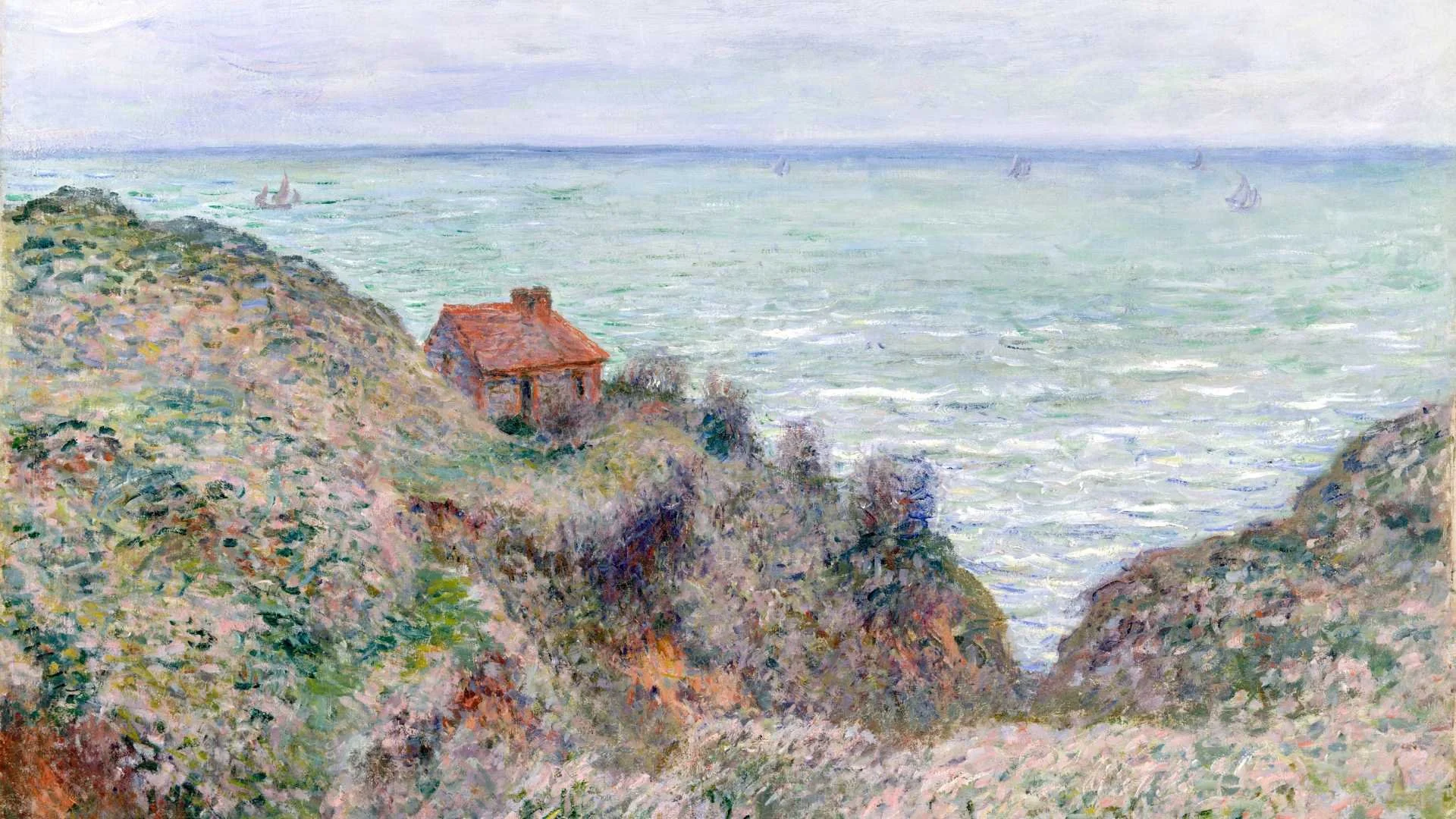 Cabin of the Customs Watch TV art