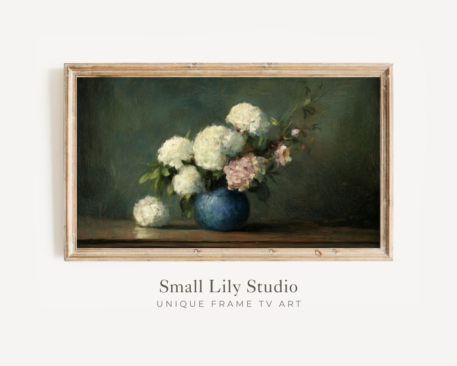 Hydrangeas TV art