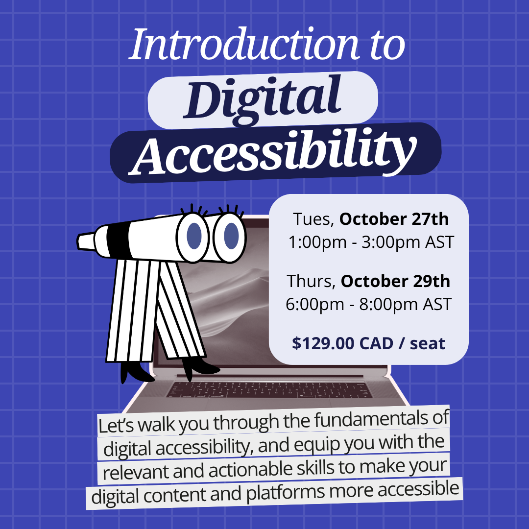 Introduction to Digital Accessibility Workshop