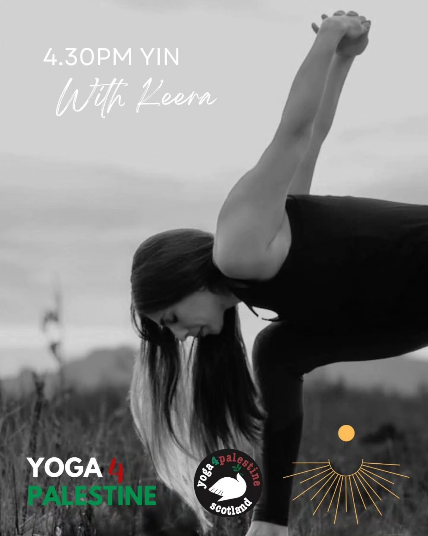 EVENT

@yoga4palestinescotland are organising some important events in February!

I'll be joining the lovely folk at @lilayogaedinburgh on Sunday 1st Feb, when there's a whole day of different practices with different teachers, from 9am until 9pm. 

