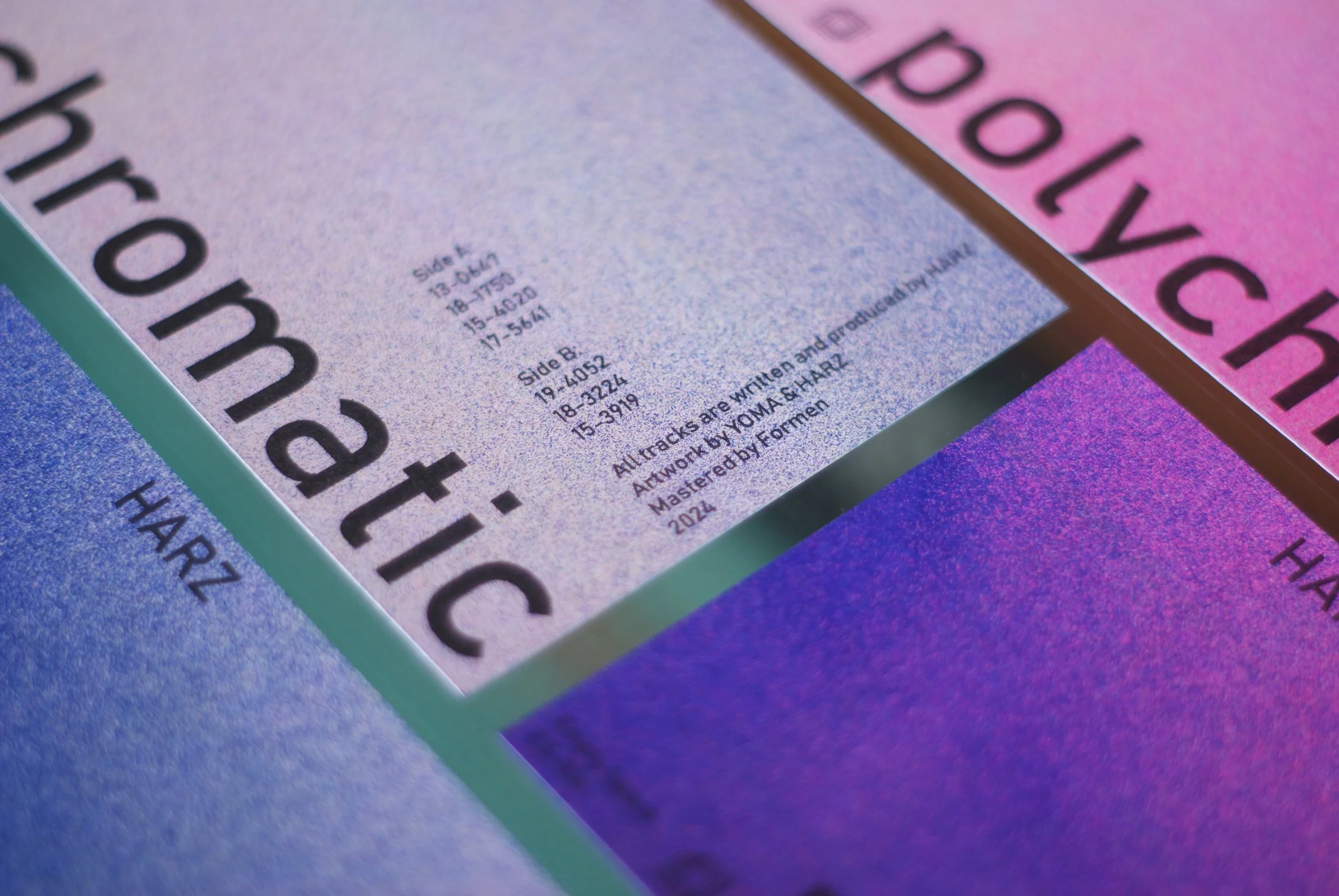 The covers of this limited-edition tape series were created using a sample-and-hold process and printed as four-layer RISO prints by our friends at YOMA.