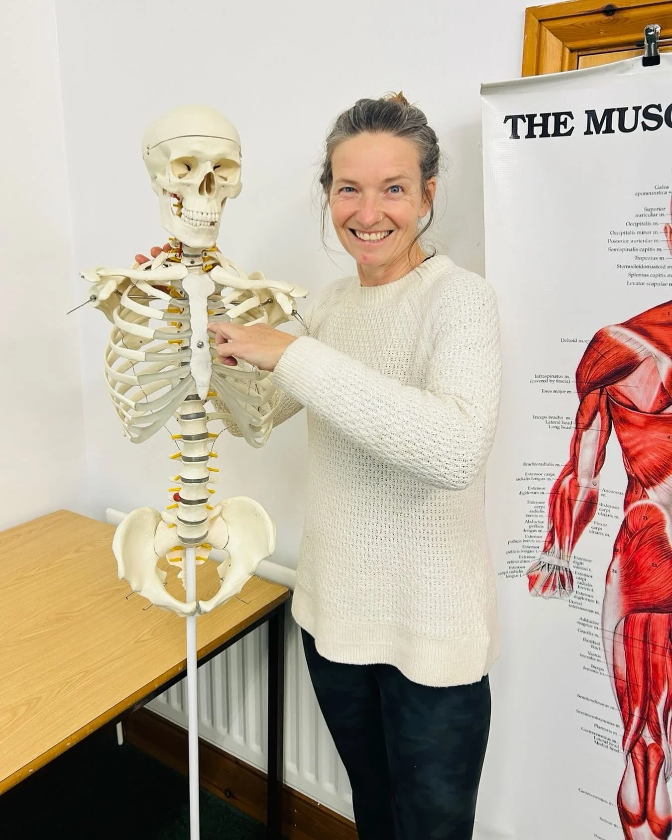 Me and my skeleton friend. 💀✨

This week marks my final Advanced Emmett training &mdash; a journey I&rsquo;ve spread over the last ten years.

Emmett has always been something I turn to when life pulls my body out of alignment. It&rsquo;s subtle, po