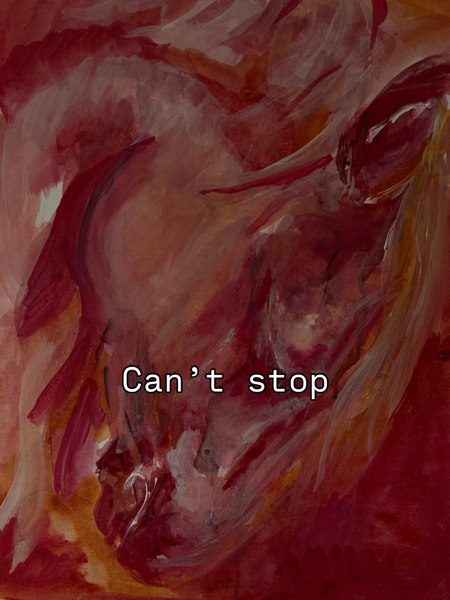 I&rsquo;m a creative being.
Always have been.

Painting.
Photography.
Yoga.

Different mediums. Same impulse.

This year&rsquo;s energy has lit something unmistakable &mdash;
I can&rsquo;t stop painting Fire Horses.

Yes, I&rsquo;m a little rusty.
An