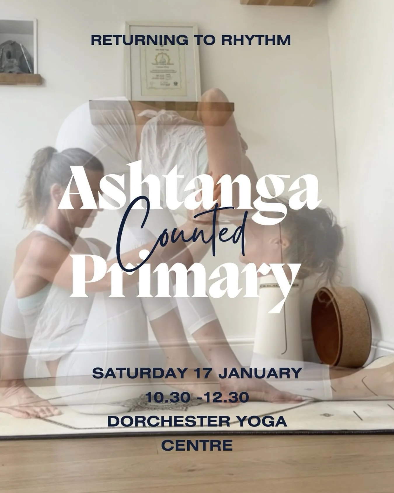The count is a container.
Not a race.

Counted Primary &mdash; Ashtanga
2 hours

A familiar sequence held in a steady count.
No rush. No push. Just attention.

The external rhythm does the thinking for you.
You meet the practice where you are &mdash;
