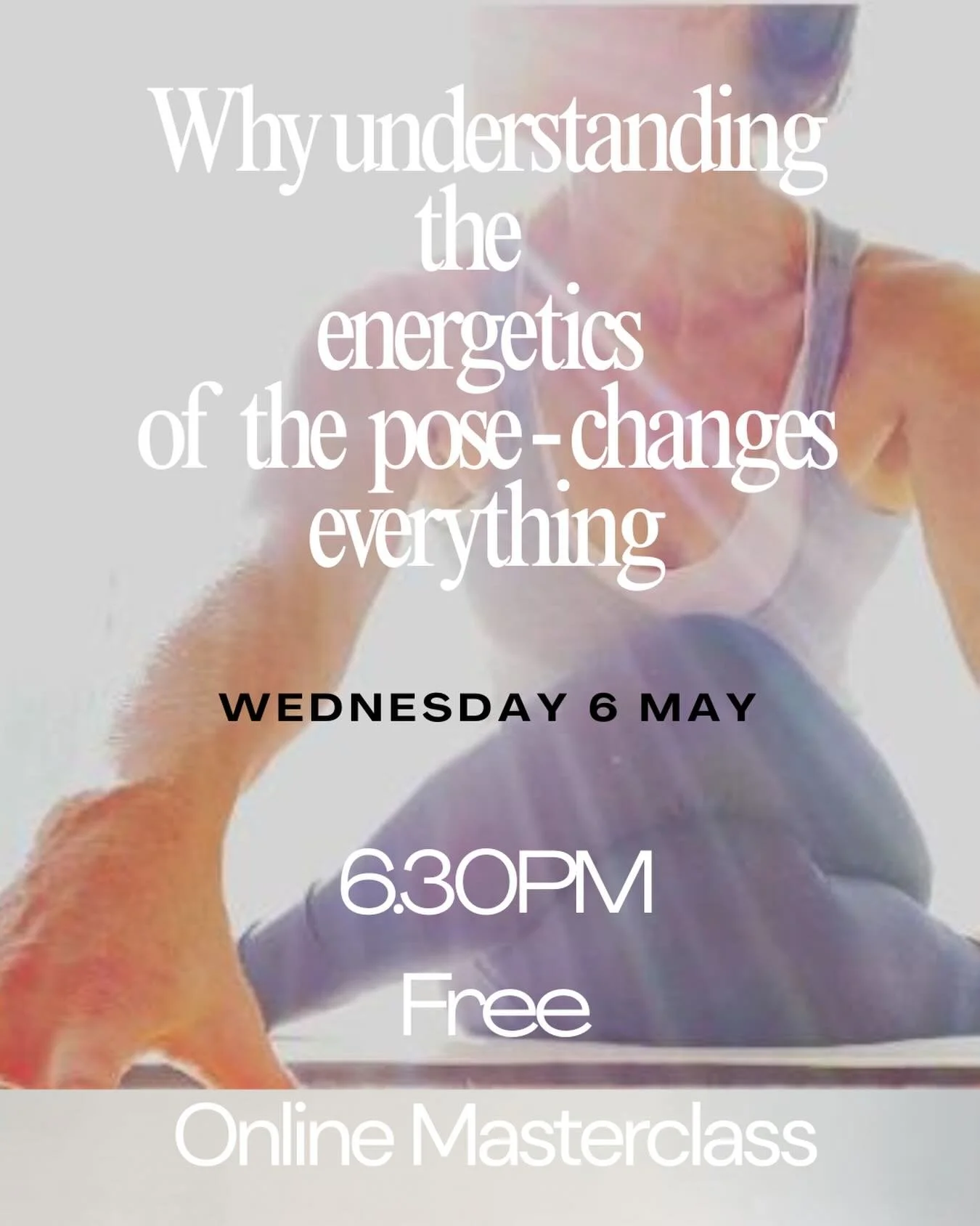 Why understanding the energetics of a pose changes everything

Because most people are doing the practice&hellip;
but not really feeling what they&rsquo;re doing.

So things start to happen:

&ndash; effort increases, but ease doesn&rsquo;t
&ndash; s