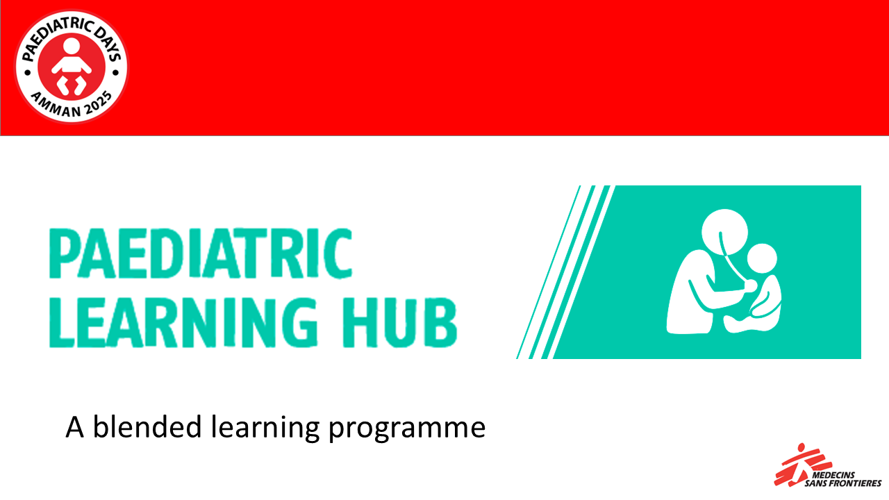Paediatric Learning Hub: A blended learning programme