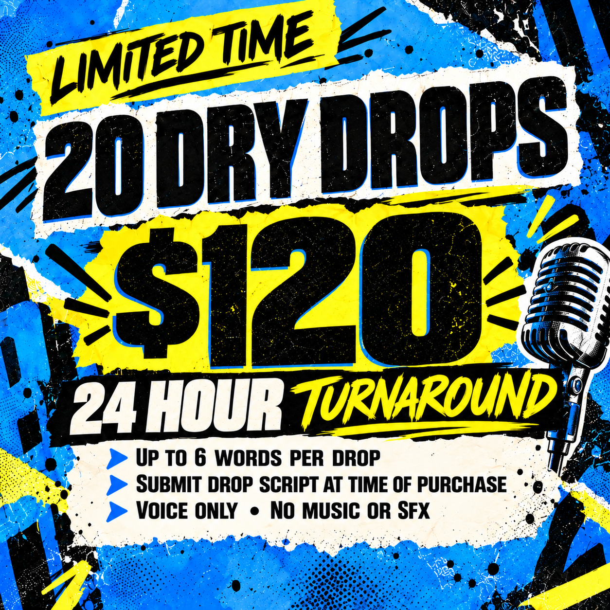 20 DRY DROPS — LIMITED-TIME DEAL