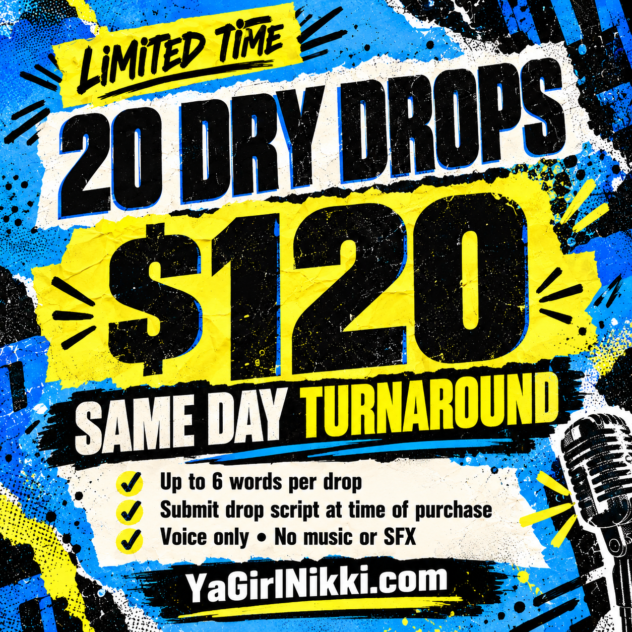 20 DRY DJ DROPS