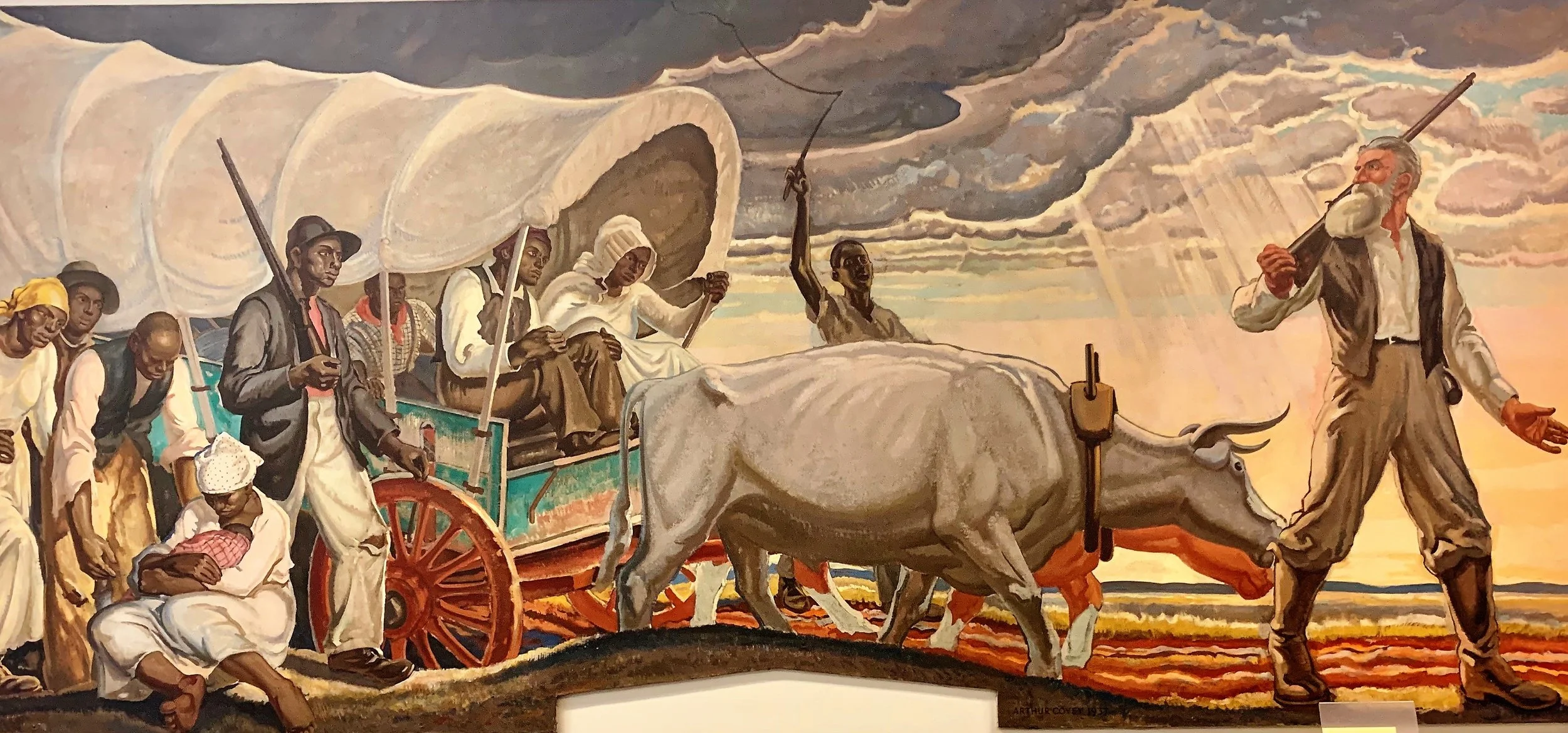 The NYT and Oswald Garrison Villard Came to Torrington in 1937 to See  Covey’s Murals