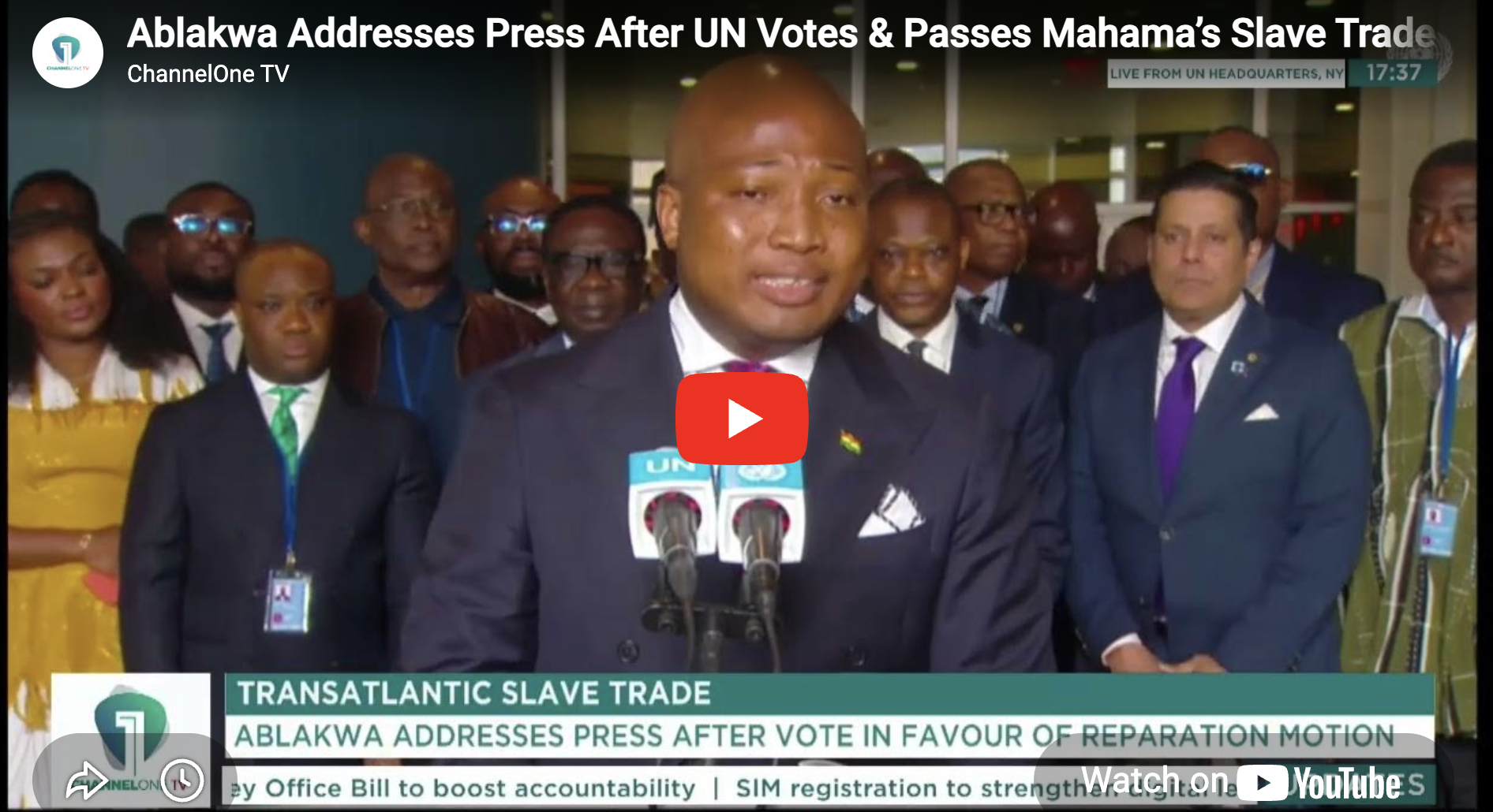 UN Resolution Affirms the Gravest Crime Against Humanity