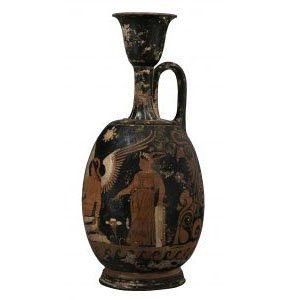 Lekythos / Sin identificar / Grecia, finales del siglo IV a.C. Pps 11 a.C.
