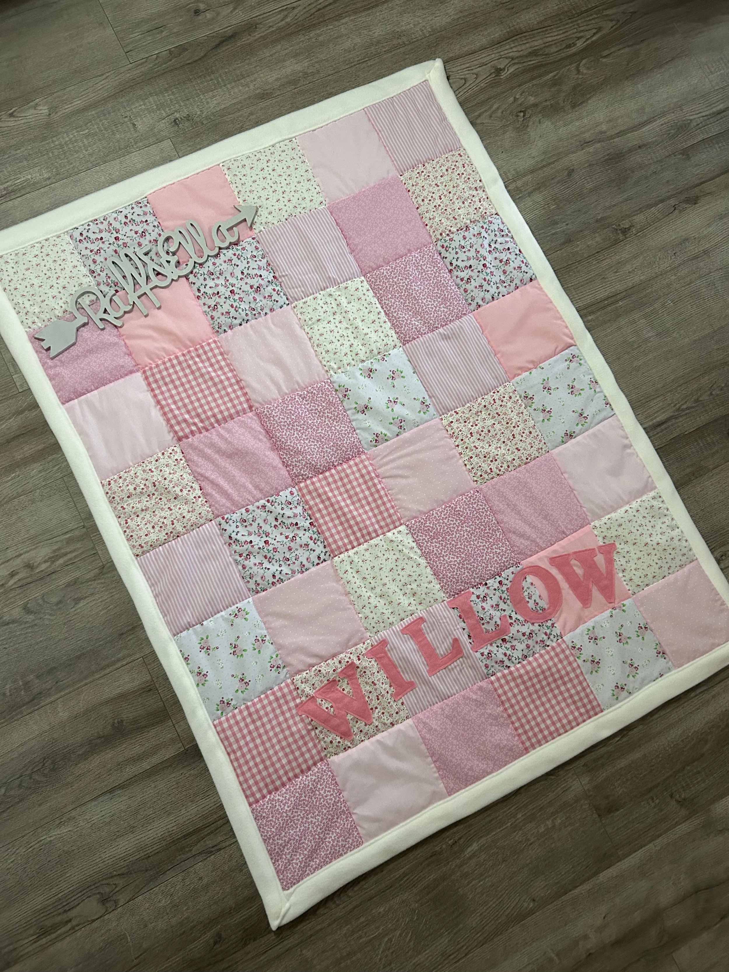 Floral Theme Patchwork blanket