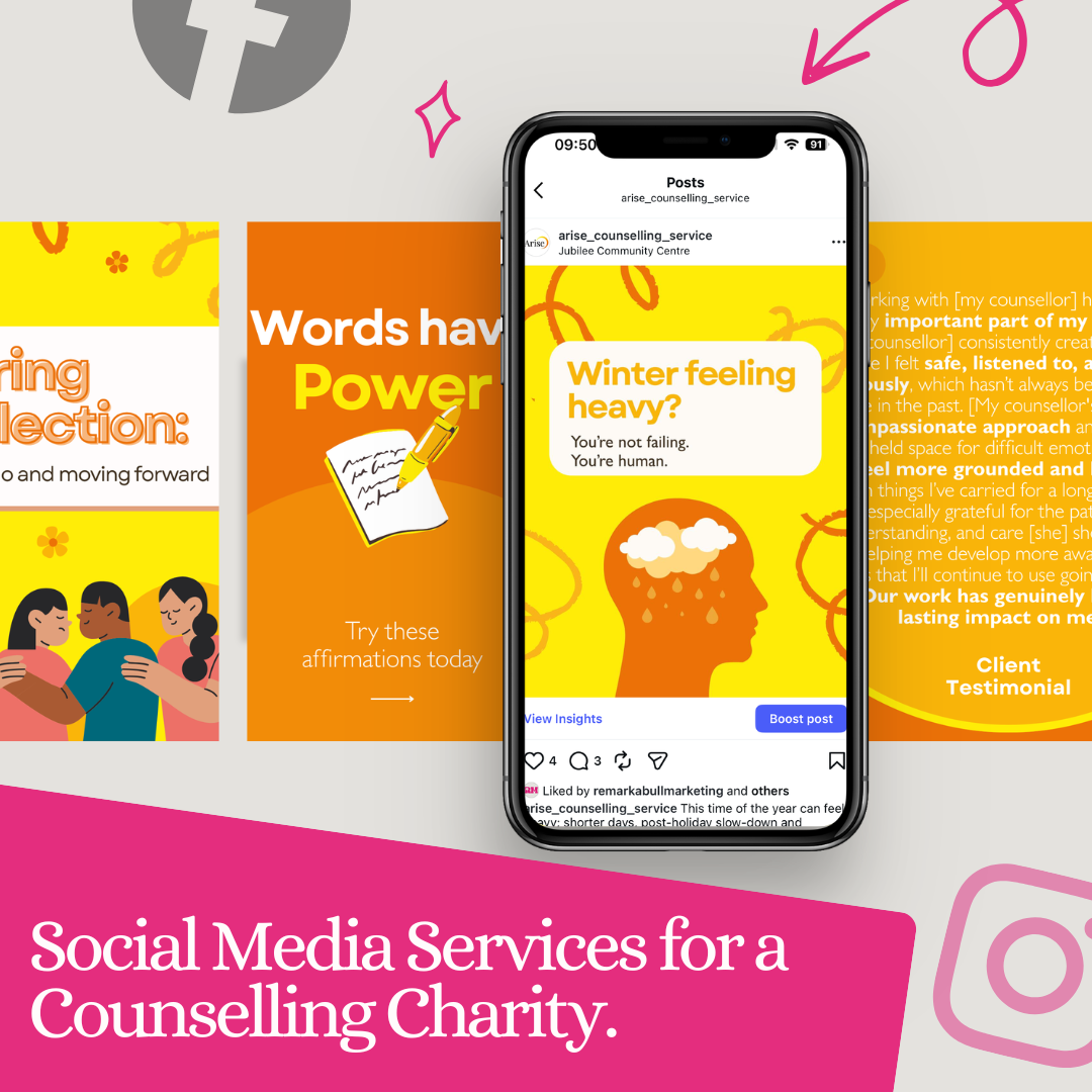 From Purpose to Presence: Helping a Counselling Service Show Up Online