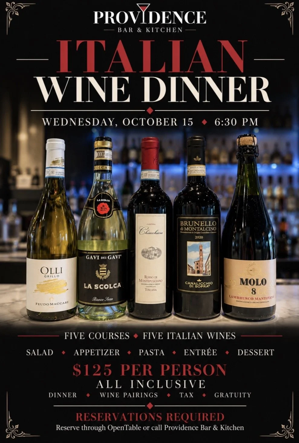 Italian Wine Dinner