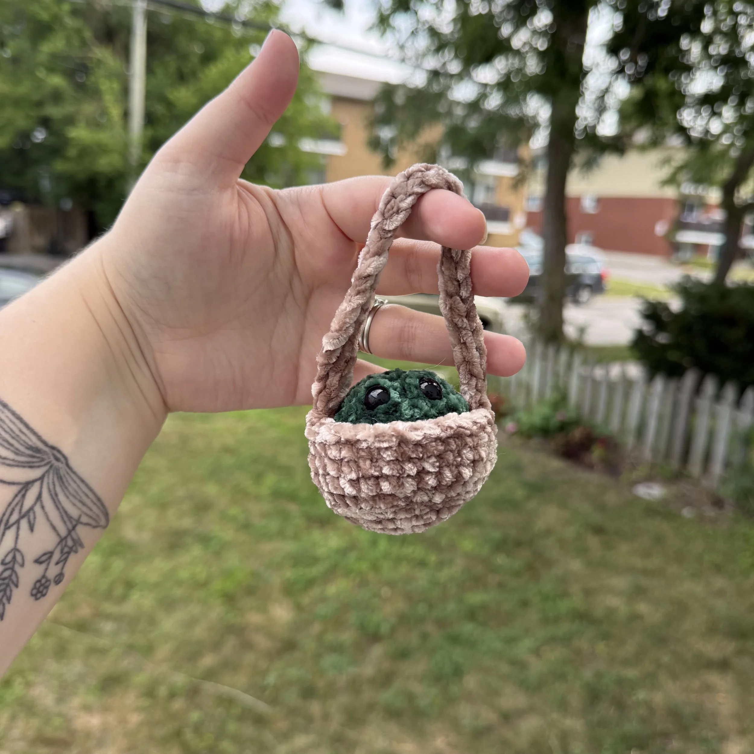 Frog in a Basket $10 Pattern by Crochet Candyland