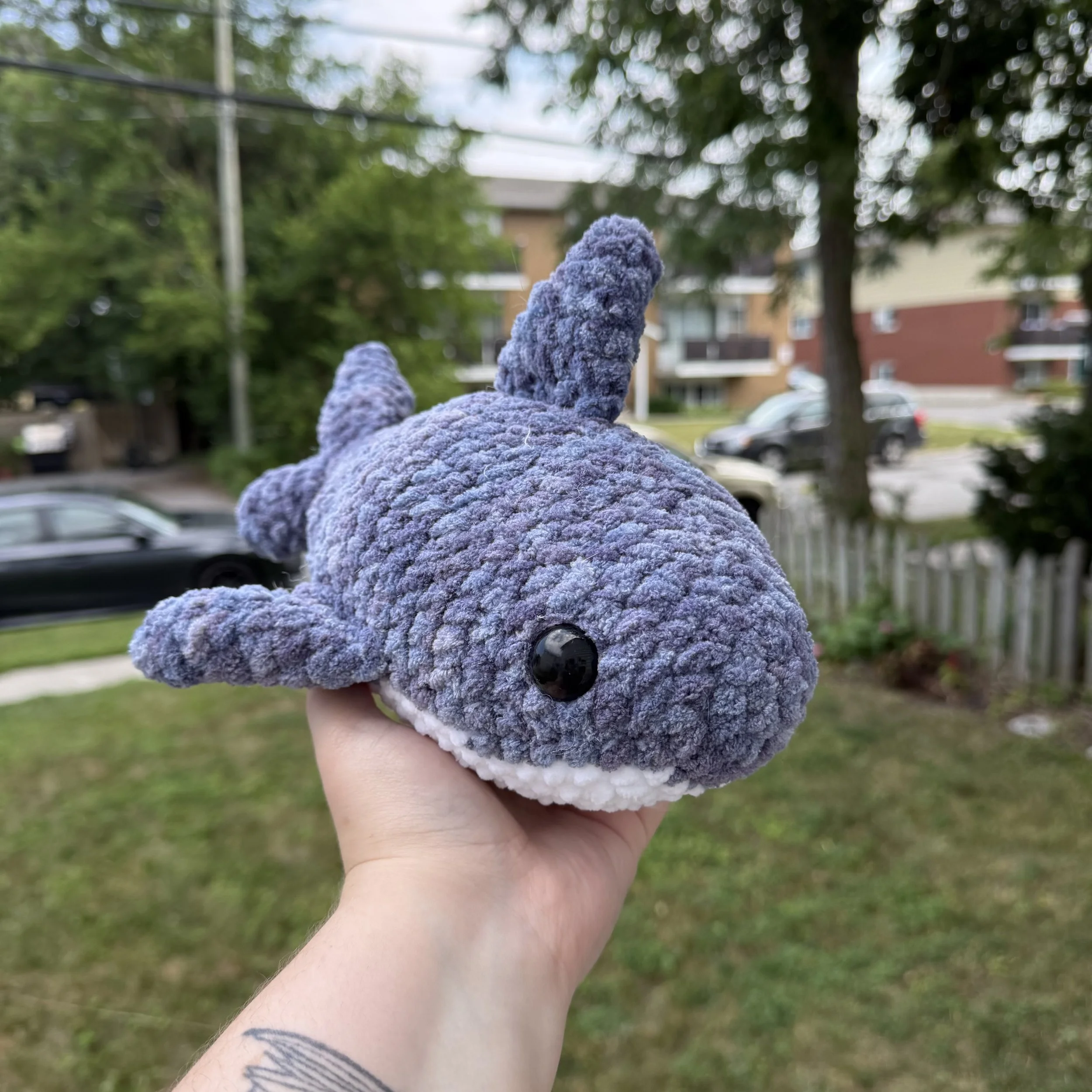 Shark $25 Pattern by Poms & Posies