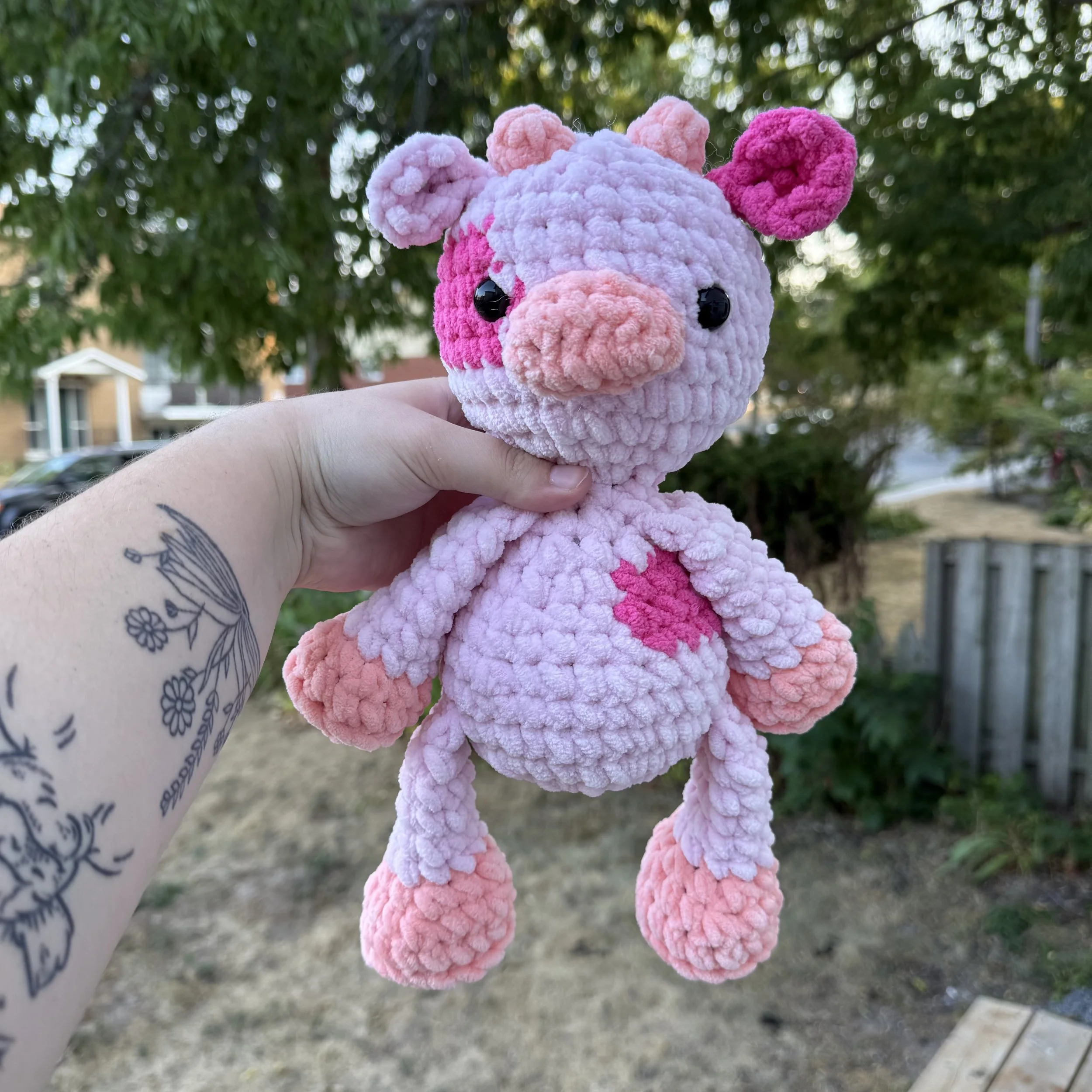 Cow $30 CAD Pattern by Crochet Grove