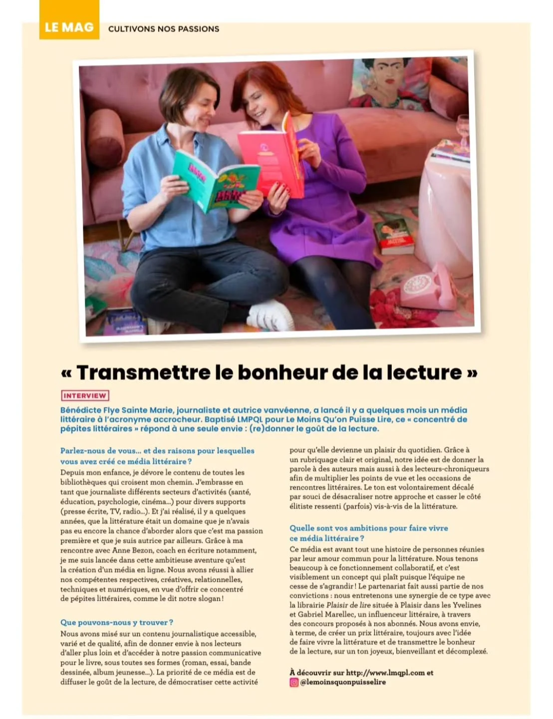 Aujourd'hui, pour vous r&eacute;veiller les neurones avant la rentr&eacute;e, on vous fait une petite interrogation- surprise: &agrave; votre avis, qui est dans le num&eacute;ro de septembre&nbsp; de "Vanves le Mag? Eh bien, c'est nous, @anne.be