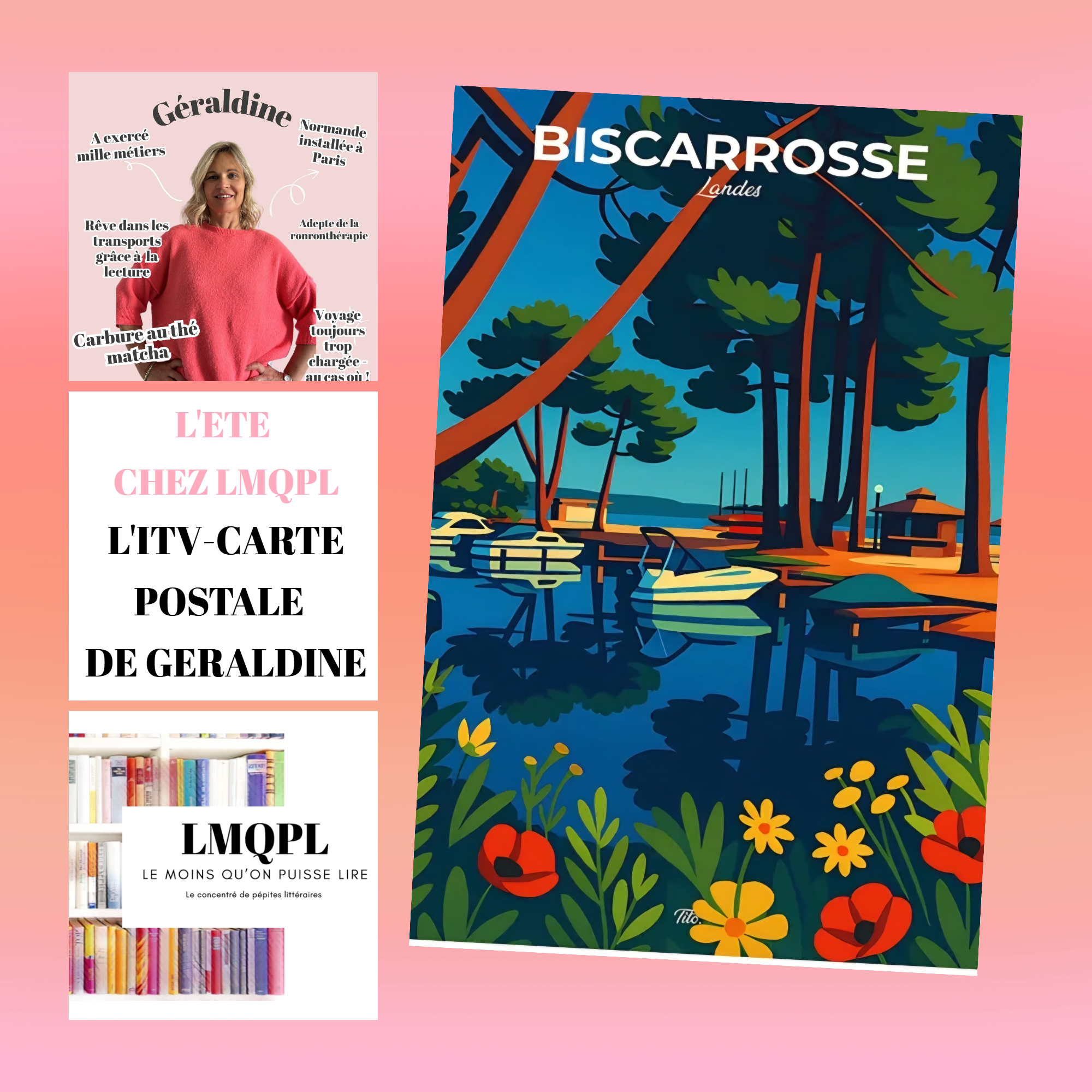 L’équipe LMQPL : L’interview-carte postale de Géraldine Wiart