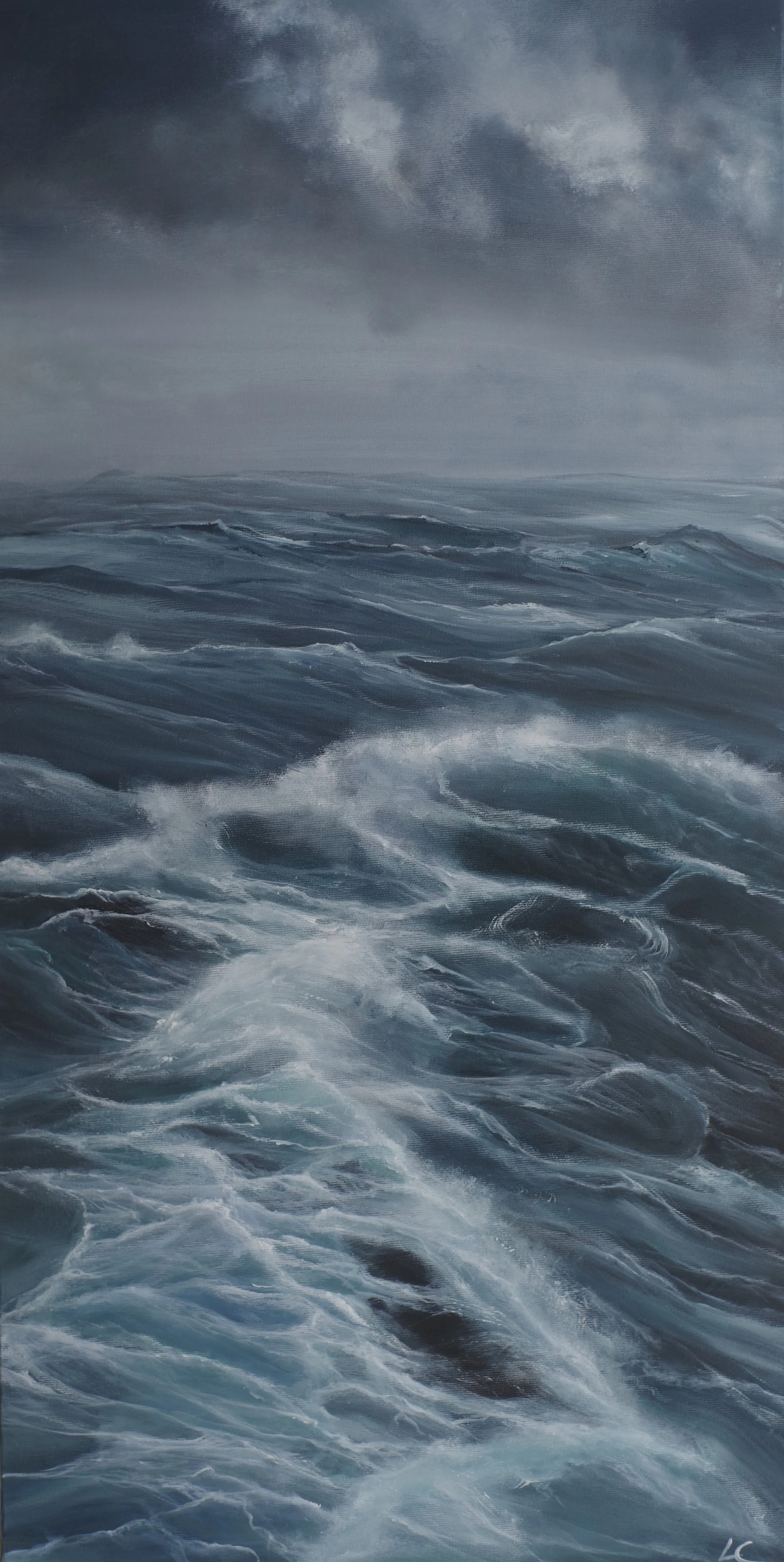 Laurence Cherade - Marines - Circum volutus 80x40 cm