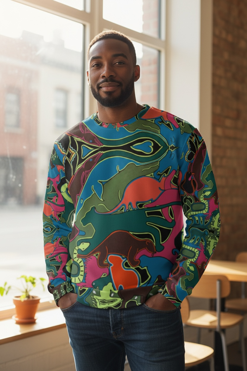 Amazon Animals Recycled Unisex Sweatshirt