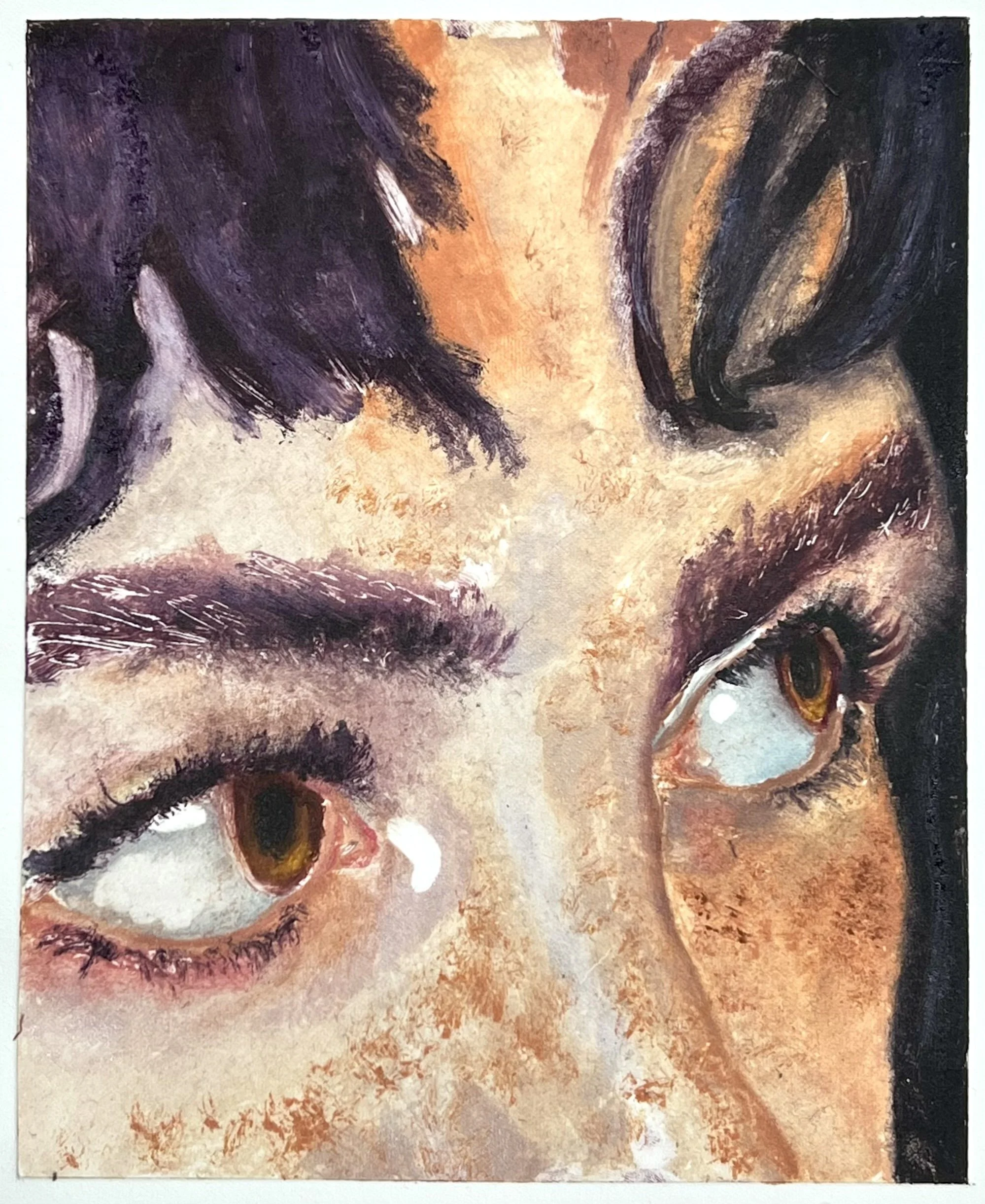 'Kitchen Scissor Fringe II' | Monoprint on Paper | Image Size H 20 x 17cm