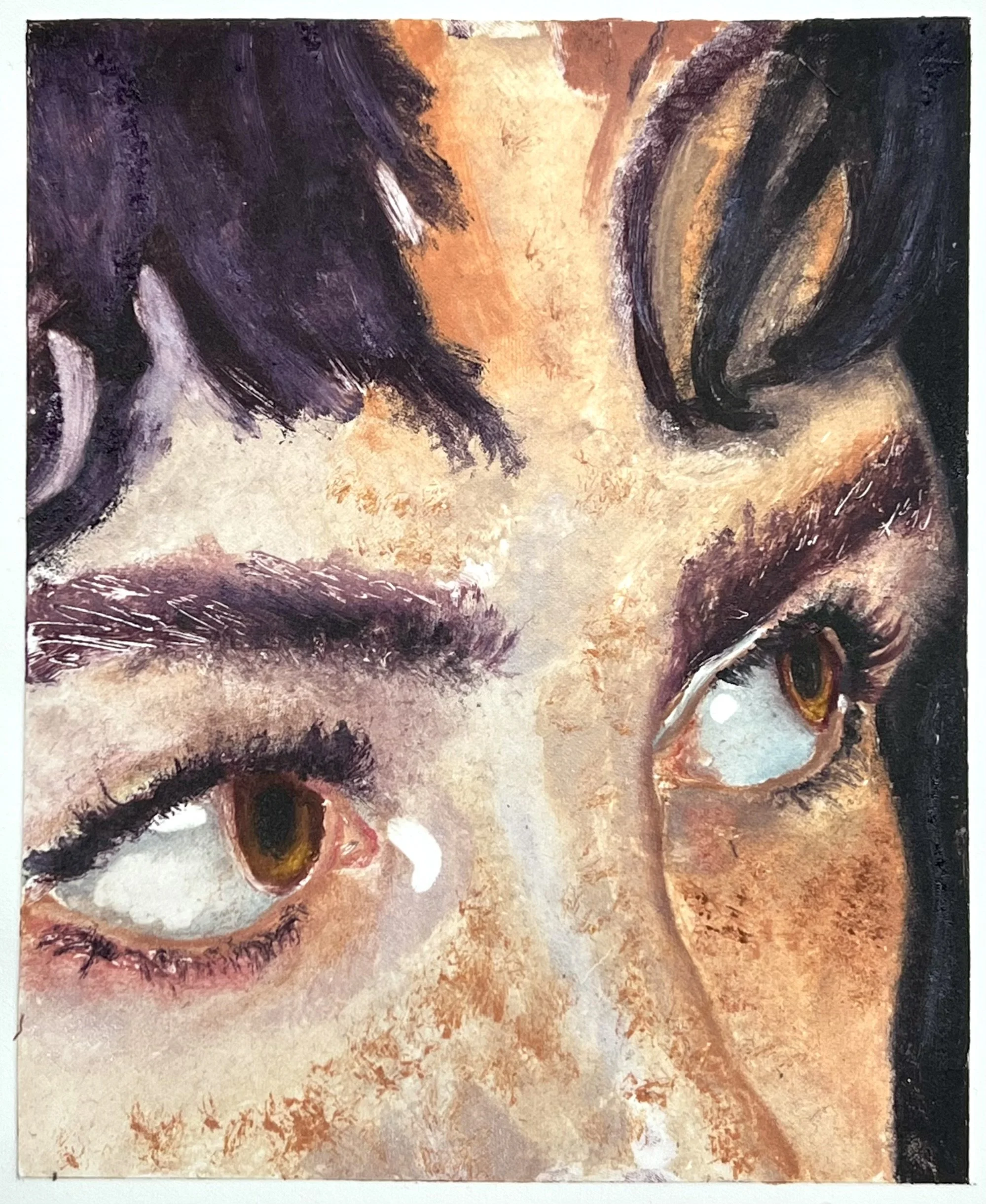 'Kitchen Scissor Fringe II' | Monoprint on Paper | Image Size H 20 x 17cm