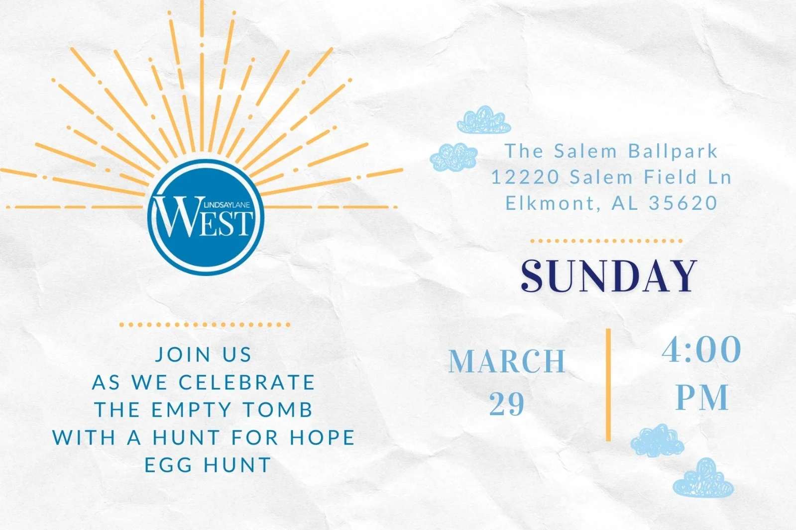 Hunt for Hope Egg Hunt