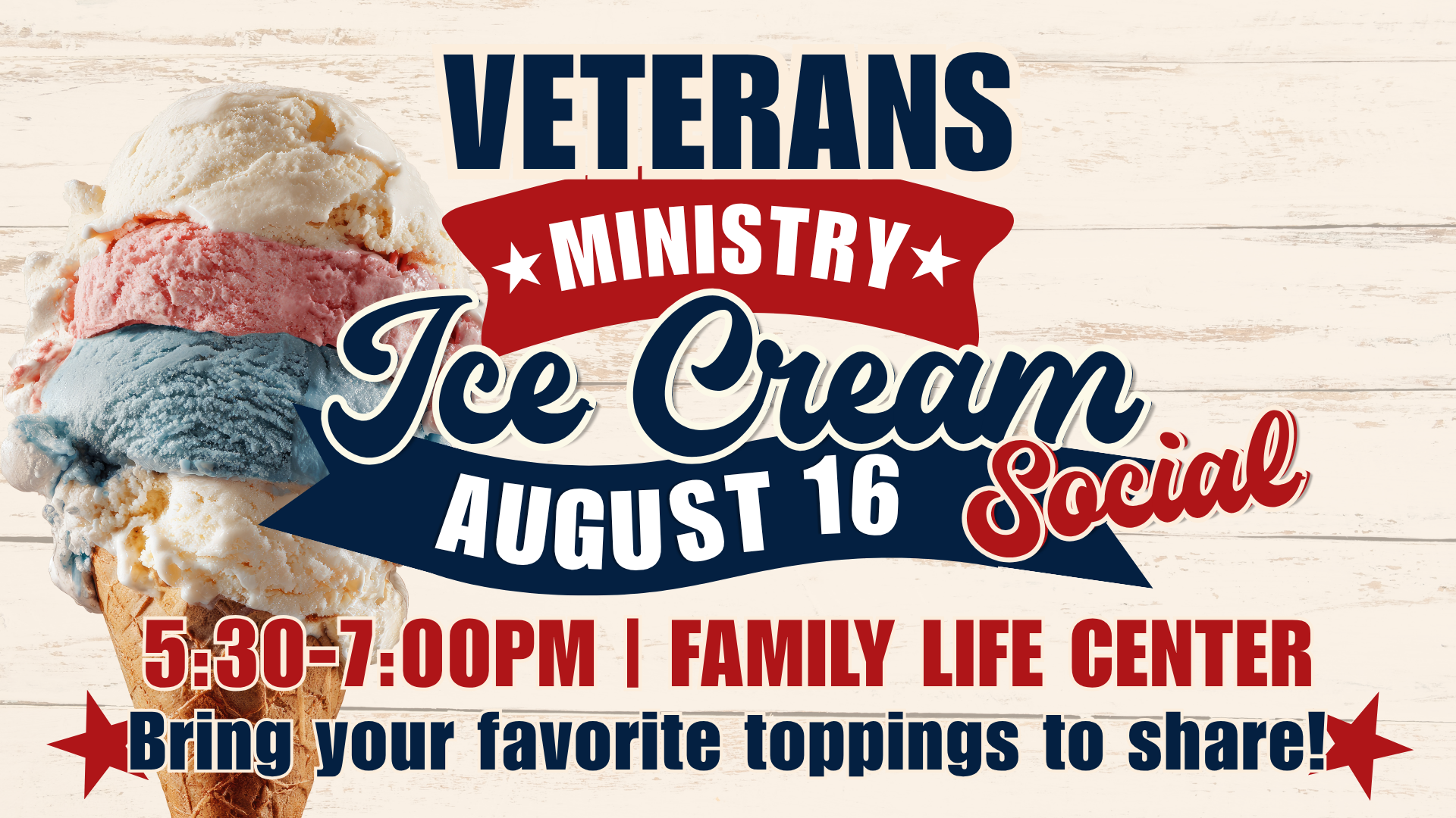 Veterans IceCream Social