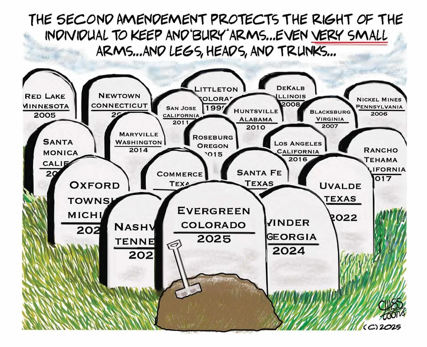 While the #media, #pundits, #politicos, #influencers and the like obsess over @charliekirk1776 they ignore yet another #massshooting at a school in @colorado where four children were murdered.

As a nation we have become so accustomed to hearing abou