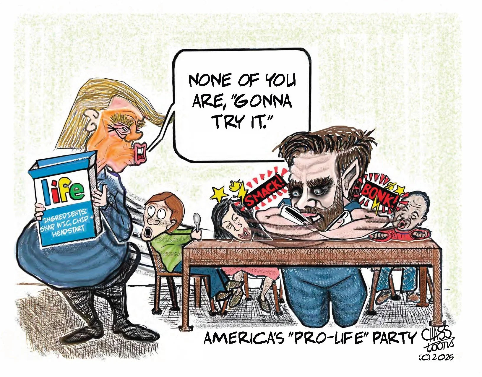 I have a young daughter, and she'll soon turn 7 at the beginning of the new year. To even consider the possibility that I couldn't provide her with the food, medicine, and shelter she needs - all of which are considered to be human rights in nearly e