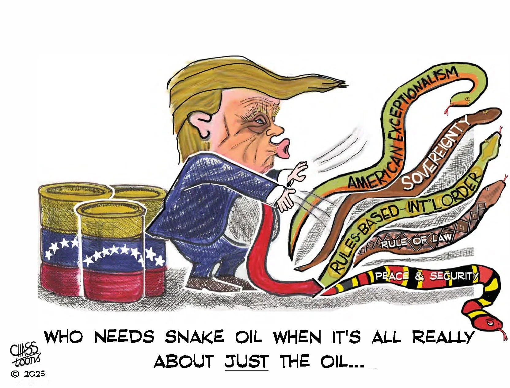 For full rant and rave, please use the link below to visit my Substack...and subscribe! 

#venezuelalibre #snake #oil #donaldtrump #imperialism 

https://open.substack.com/pub/amchassy/p/oligarch-enriching-venezuelan-oil?r=27dbcq&amp;utm_campaign=pos