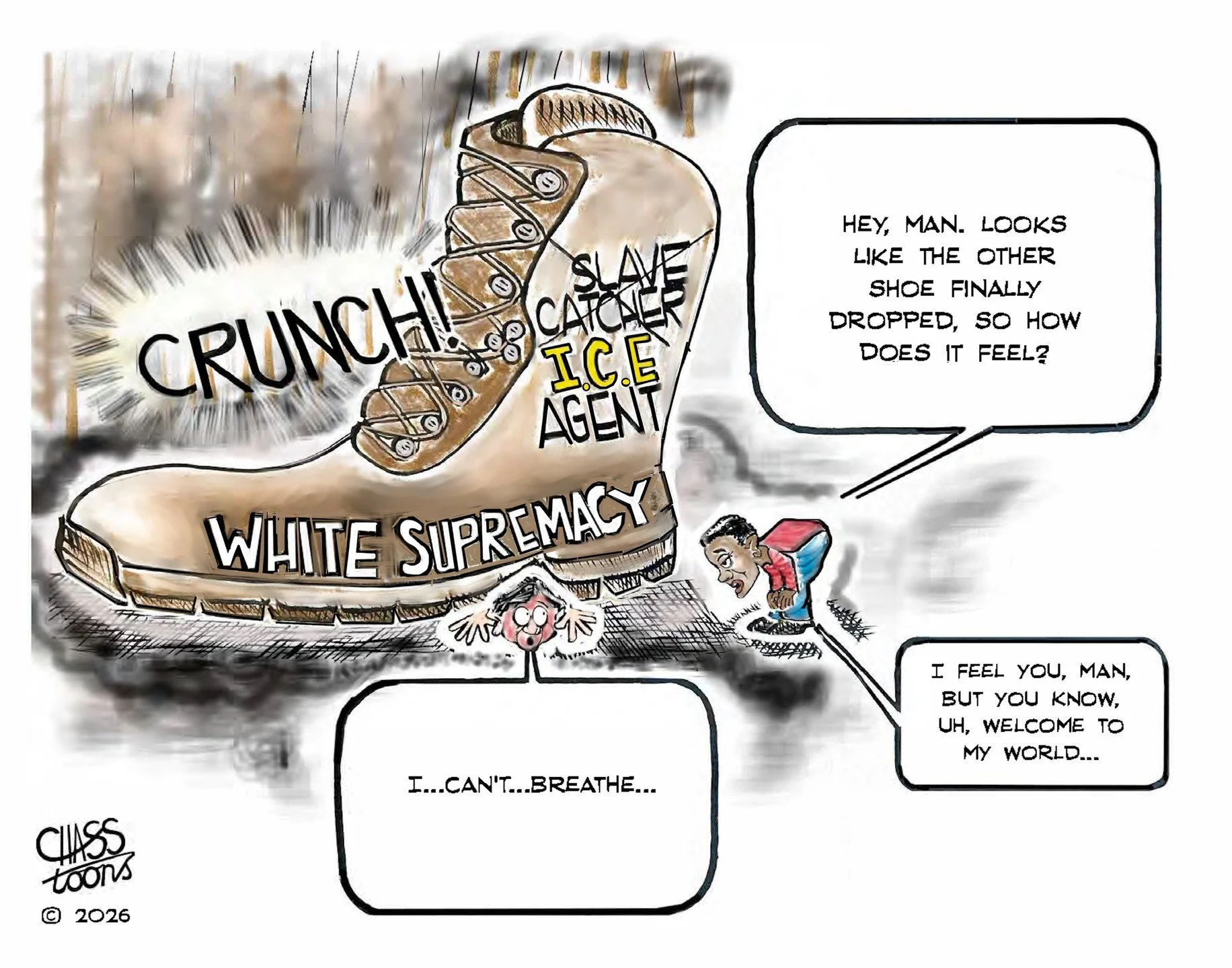 For complete rant and rave, please click on the link in the comments below to visit my Substack, and don't forget to subscribe!

#whitesupremacy #thatswhatyouget #whatgoesaroundcomesaround #karma #wahwahwah #ice #homelandsecurity #blacklivesmatter #m