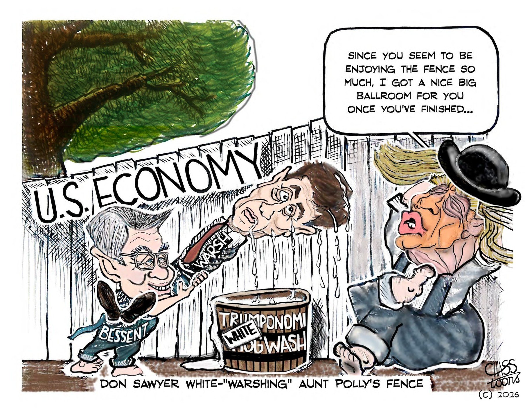 For full rant and rave, please click on the link in the comments below to visit my Substack, and don't forget to subscribe!

#federalreserve #economics #macroeconomics #economicpolicy #donaldtrump #tomsawyer #marktwain #whitewash #hogwash #whitewashe