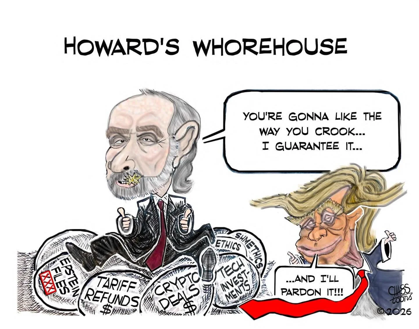 For complete rant-and-rave, please click on the link in the comments below to go to my Substack, and don&rsquo;t forget to subscribe!

#howardlutnick #commerce #grifter #corruption #tariffs