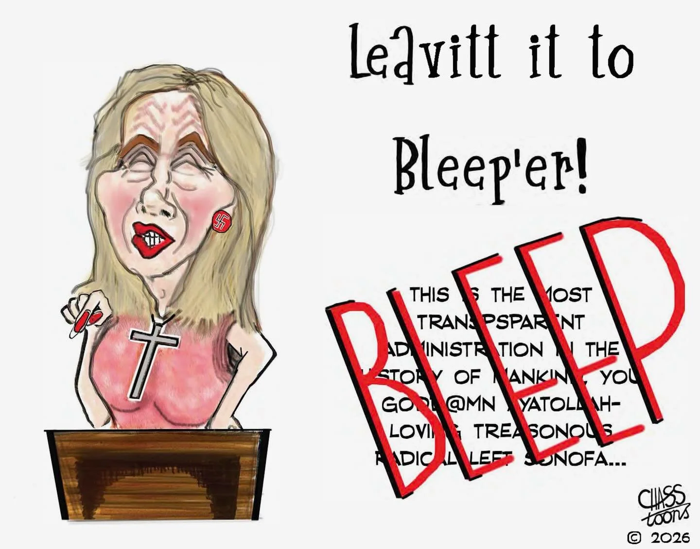 For complete rant-and-rave, please click on the link in the comments below to go to my Substack, and don&rsquo;t forget to subscribe!

#karolineleavitt #trump #middleeast #iran #warcrimes