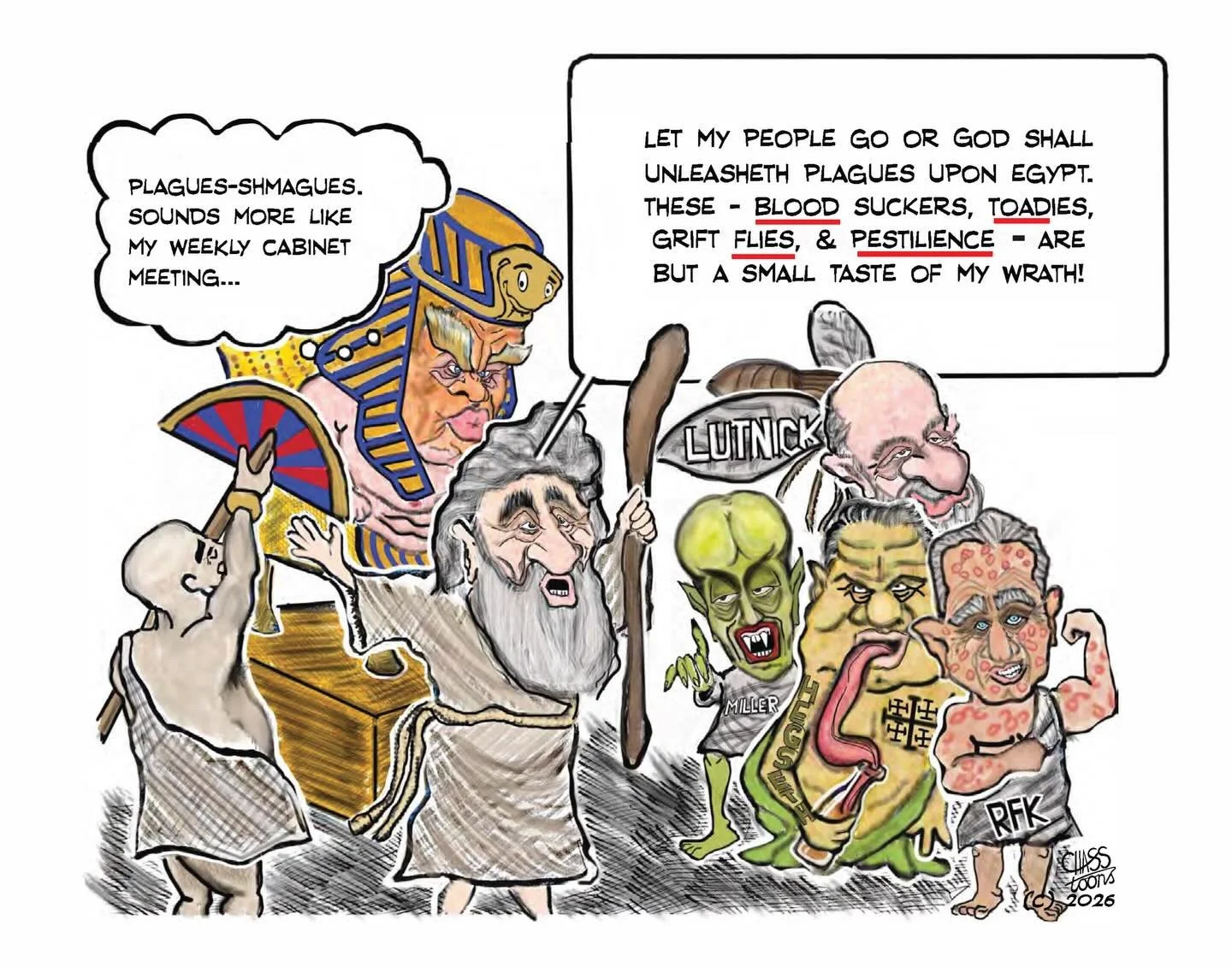 For complete rant-and-rave, please click on the link in the comments below to go to my Substack, and don&rsquo;t forget to subscribe!

#trump #plagues #passover #corruption #egypt