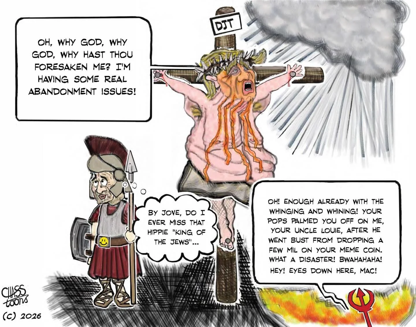 For complete rant-and-rave, please click on the link in the comments below to go to my Substack, and don&rsquo;t forget to subscribe!

#passionofthechrist #trump #christian #easter #crucifixion